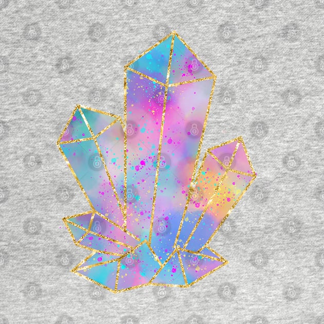 Bright Colourful Crystal Shard by Erinnn48